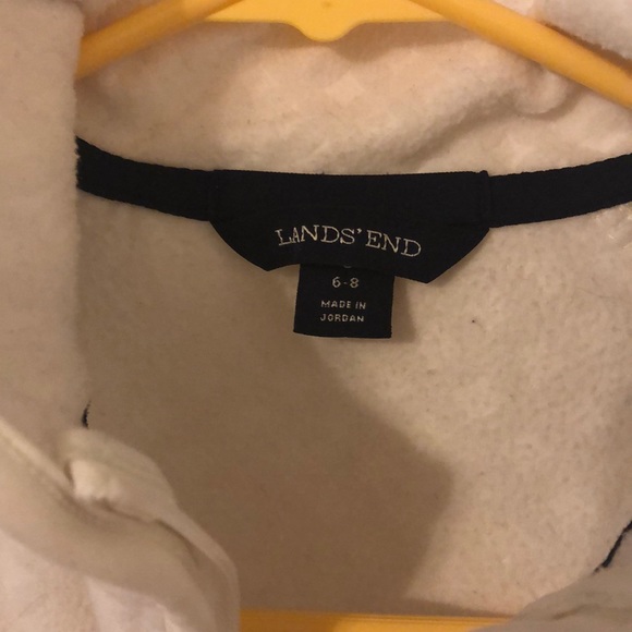 Ivory Lands End Fitted Fleece - S - Picture 2 of 4